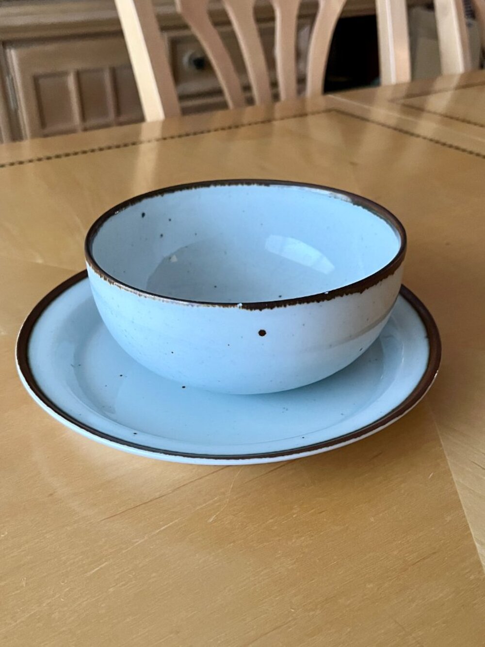 Dansk Denmark Brown Mist bowl and plate